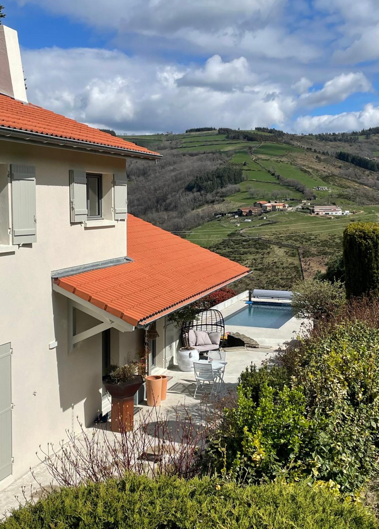 Les Terrasses Du Pilat Apartment La Valla-en-Gier Bagian luar foto
