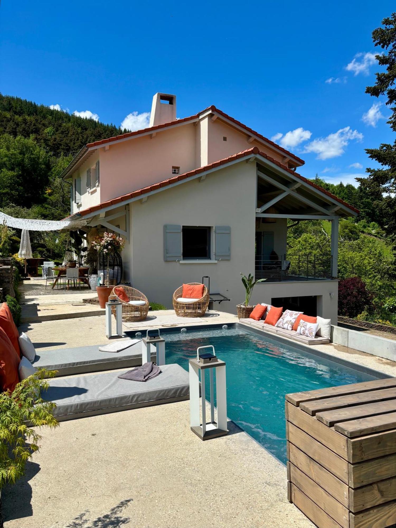 Les Terrasses Du Pilat Apartment La Valla-en-Gier Bagian luar foto